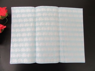 10Sheets Printed Blue Elephant Gift Wrapping Tissue Paper - Click Image to Close